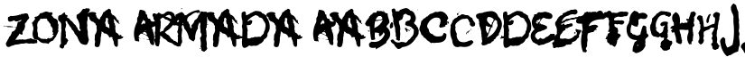 Zona Armada font