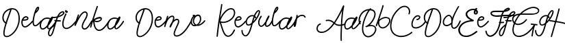 Delafinka Demo font download