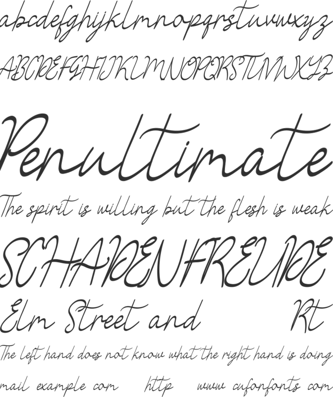 Sellby Ridge Demo font preview