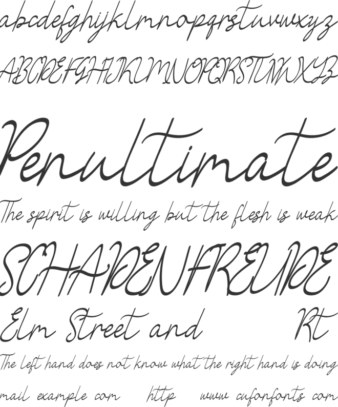 Sellby Ridge Demo font preview