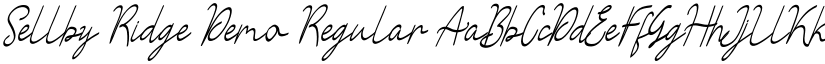 Sellby Ridge Demo Regular font