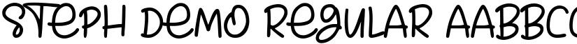Steph Demo font download