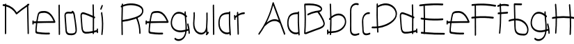 Melodi Regular font