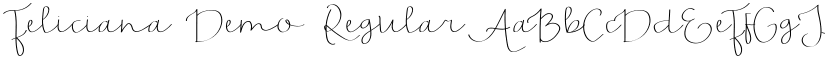 Feliciana Demo Regular font
