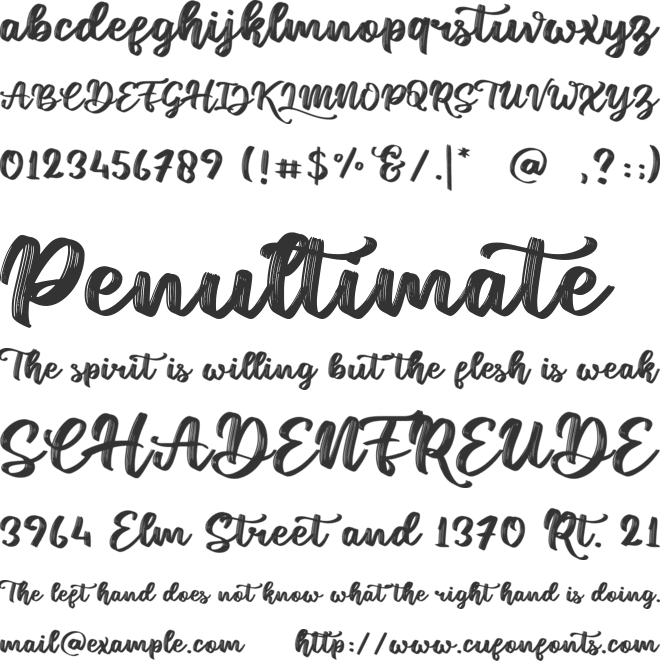 Hotel Lorint -demo version- font preview