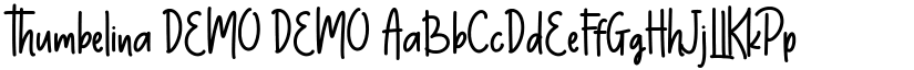Thumbelina DEMO DEMO font