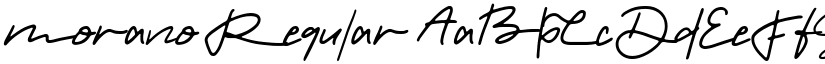 morano Regular font