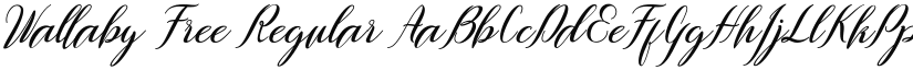 Wallaby Free font download