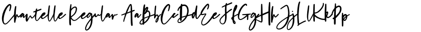 Chantelle Regular font