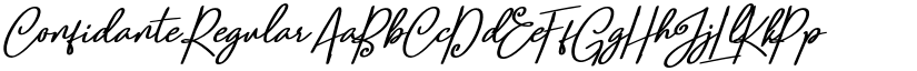 Confidante Regular font