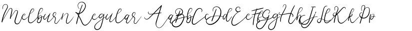 Melburn font download