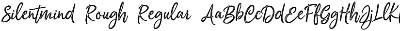 Silentmind Rough font download
