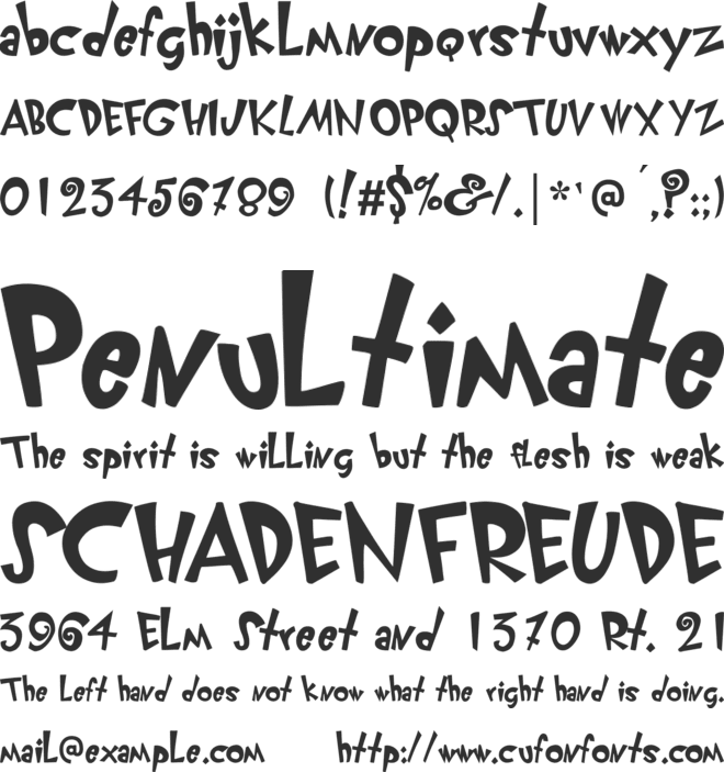 Klunder Script font preview