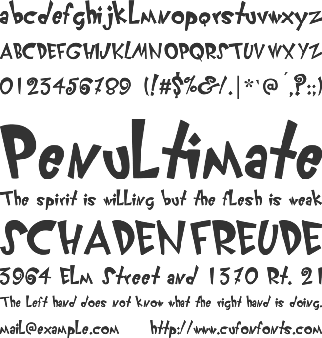 Klunder Script font preview