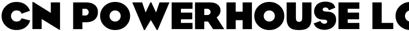 CN Powerhouse Logo Bold font