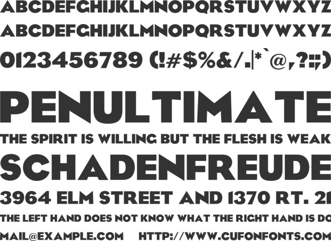 CN Powerhouse Logo font preview