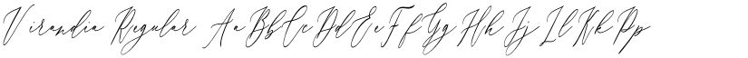 Virandia Regular font