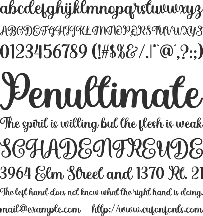Christmas Snowy font preview