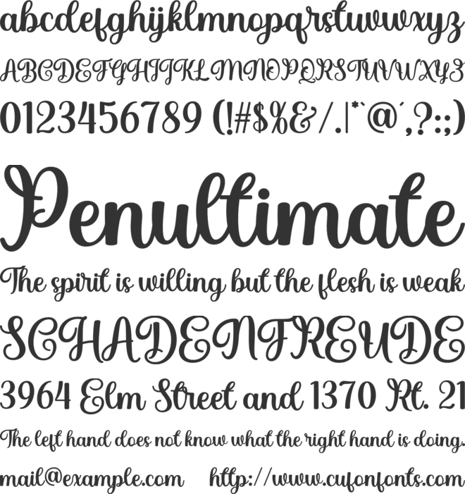 Christmas Snowy font preview