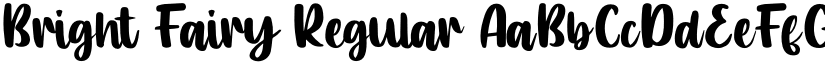 Bright Fairy Regular font