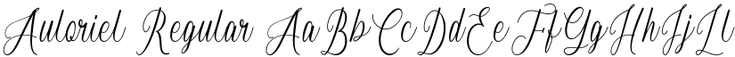 Auloriel Regular font