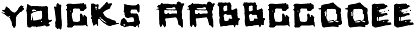 yoicks font