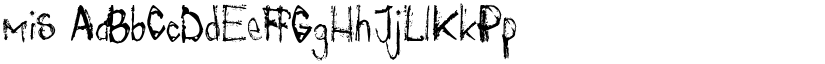 mis font