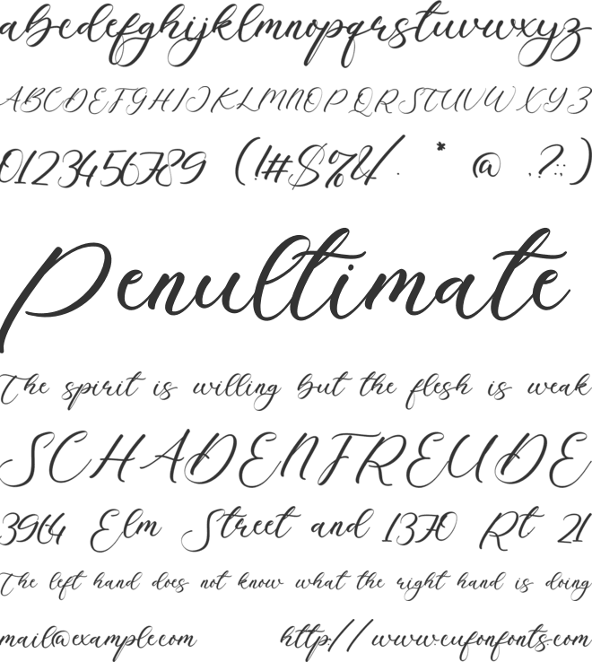 Jadyn Alma font preview