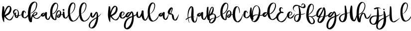Rockabilly Regular font