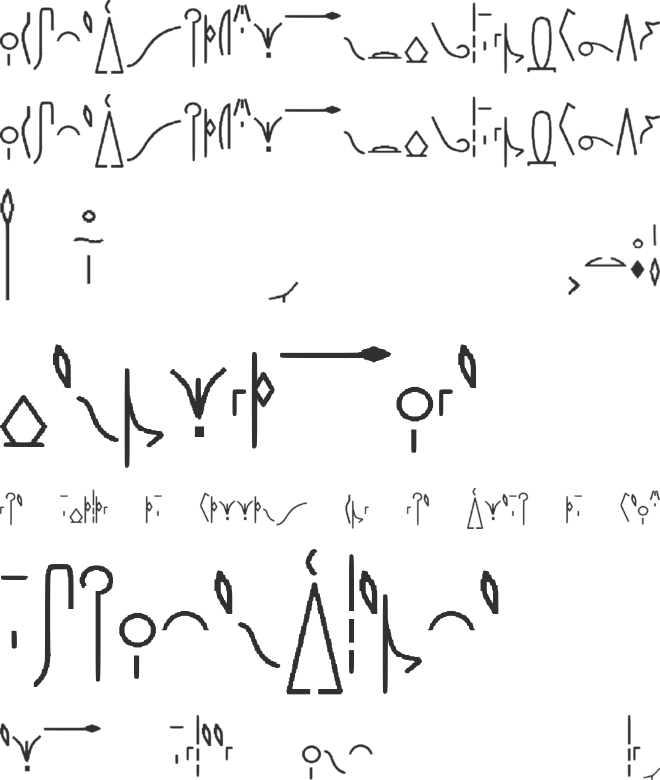 Alphacode Pharaoh font preview