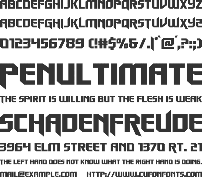 Walk The Moon font preview