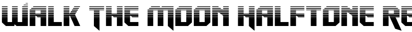 Walk The Moon Halftone Regular font