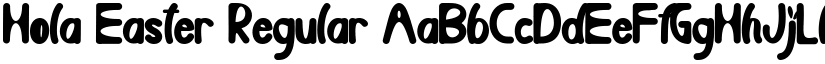 Hola Easter Regular font