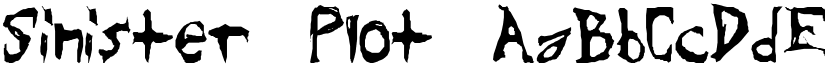 Sinister Plot font download