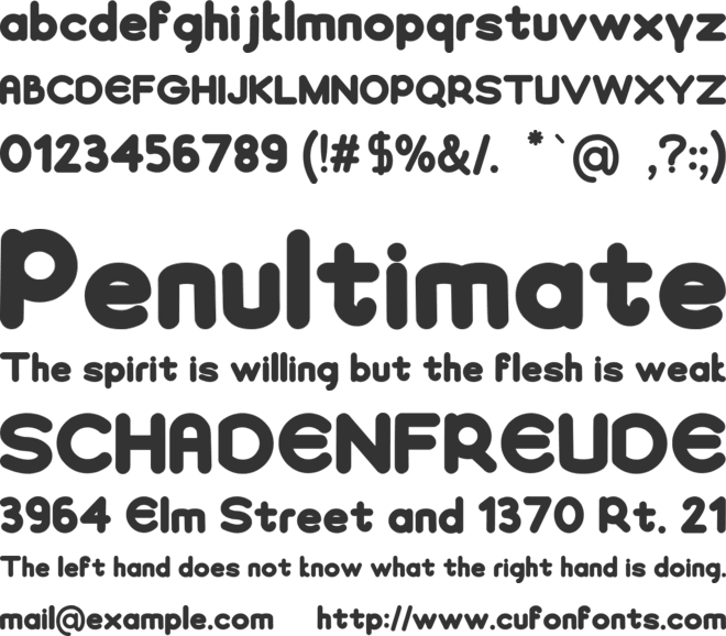 Murisa Betzmann font preview