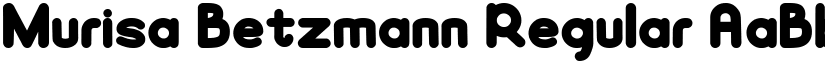 Murisa Betzmann Regular font