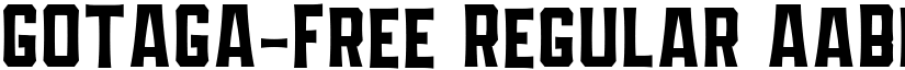 GOTAGA-Free Regular font