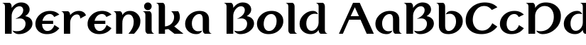Berenika Bold font