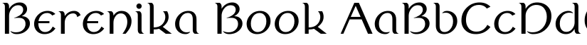 Berenika Book font