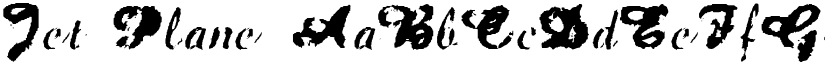 Jet Plane font