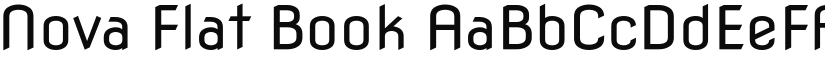 Nova Flat font download