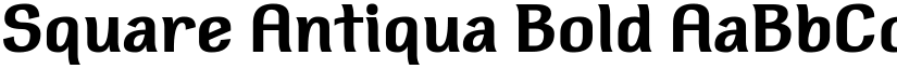 Square Antiqua Bold font