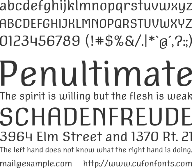 Square Antiqua font preview