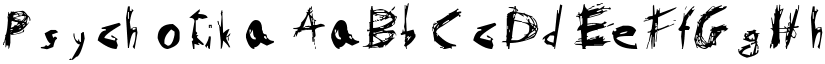 Psychotika font