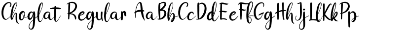 Choglat font download