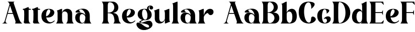 Attena Regular font
