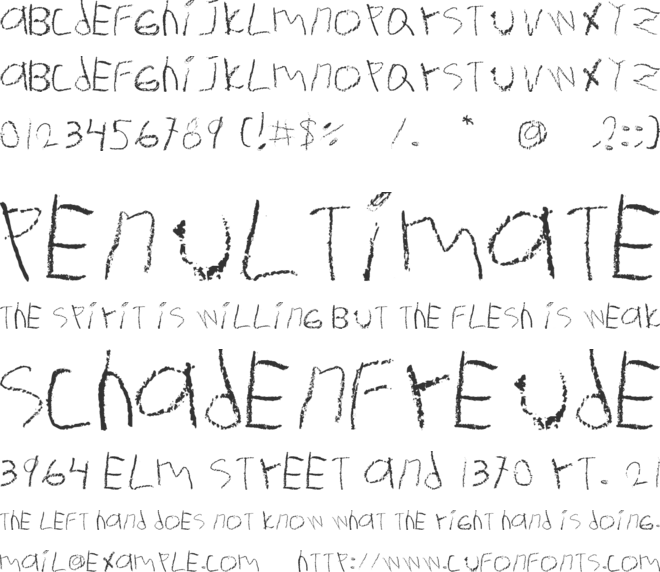 Ermanita font preview