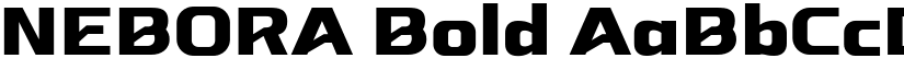 NEBORA Bold font