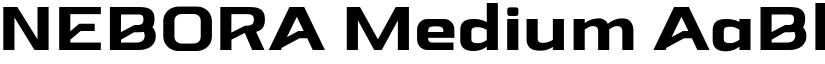 NEBORA Medium font