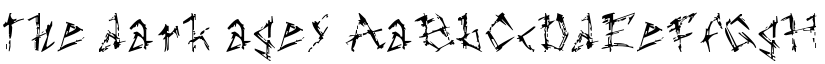 the dark ages font